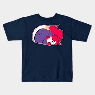 Kitty In A Blanket Kids T-Shirt